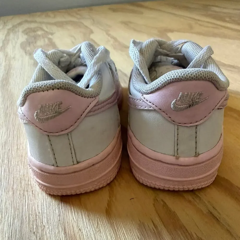 Toddler Nike 8c Pink/White Sneakers‎ Shoes Low Top